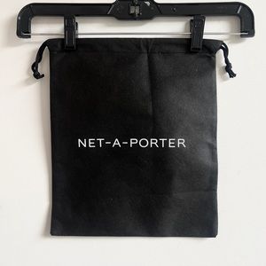 Net A Porter small black drawstring dust bag